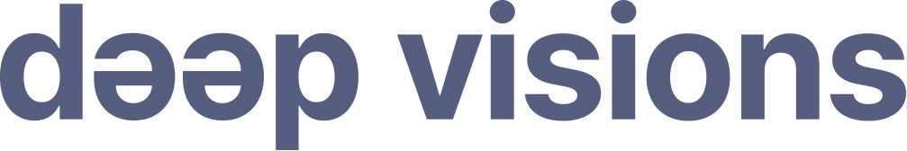 딥비전스/ deep visions Logo